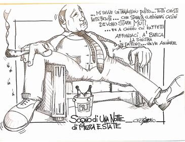 La vignetta del giorno - Sogni proibiti di don Nico Zingaretti 1