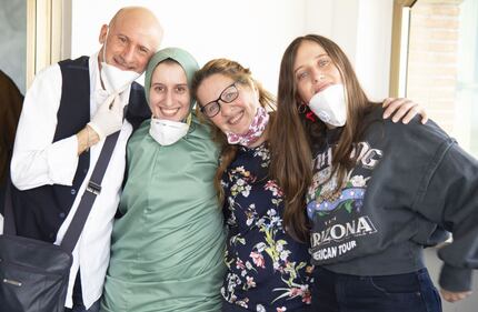 L'arrivo di Silvia Romano all'eroporto di Ciampino 4