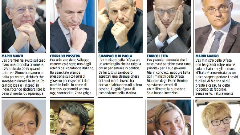 Ecco i complici italiani dei carcerieri dei marò