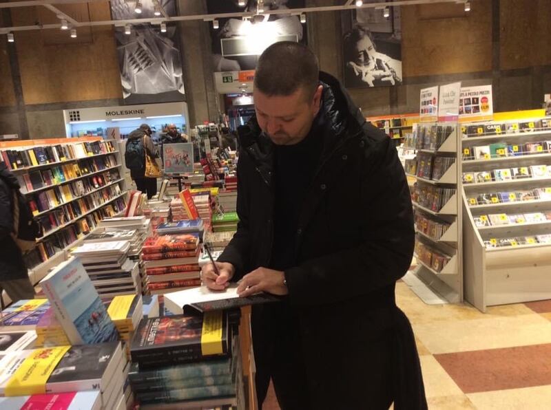 Lo scrittore Fabrizio Carcano