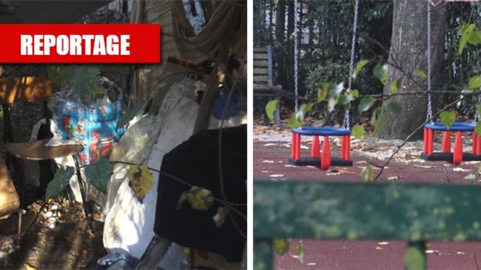 La favela rom nel parco giochi "Pure escrementi nelle casette"