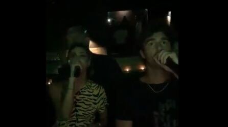Belen Rodriguez e Andrea Damante, spunta il video del karaoke insieme
