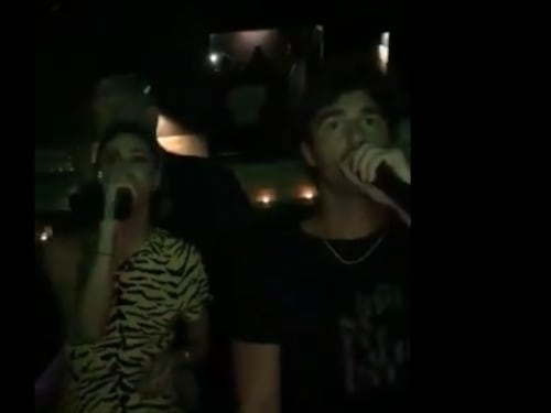Belen Rodriguez e Andrea Damante, spunta il video del karaoke insieme