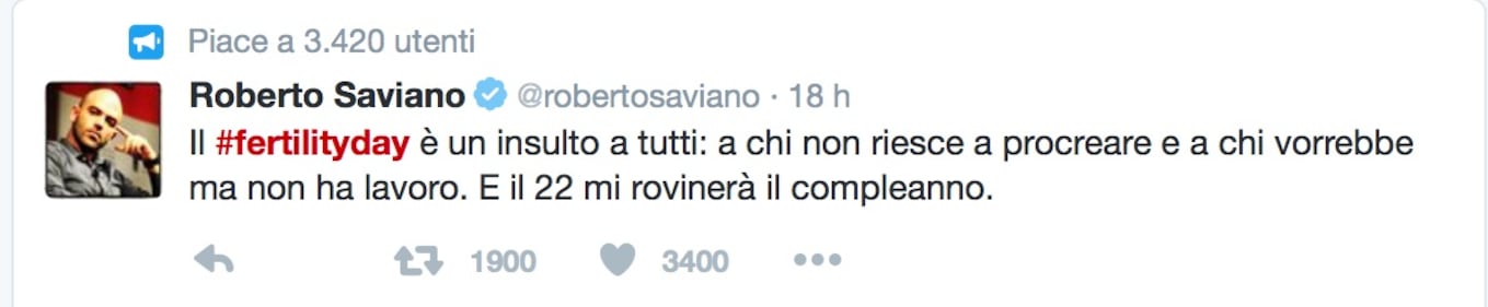 Fertility Day, le reazioni sui social network 2