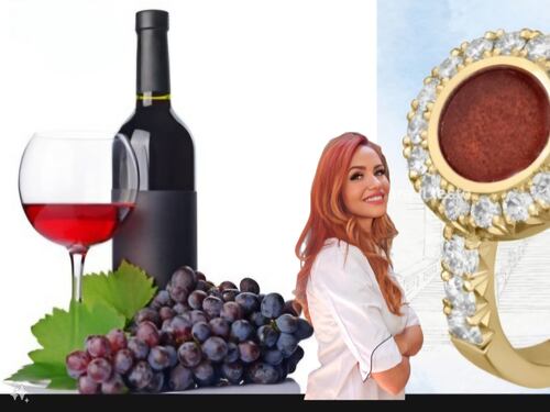 Il vino trasformato in gioielli: quando il buon bere diventa arte