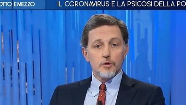 Otto e mezzo, Massimo Giannini: "Coronavirus? L’untore è Matteo Salvini"