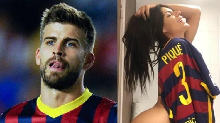 Suzy Cortez corteggia Gerard Piqué usando il lato b