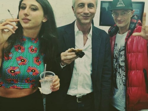 Travaglio e la foto con Er Cicoria