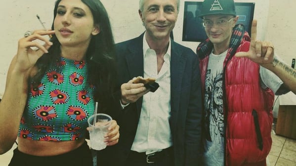 Travaglio e la foto con Er Cicoria