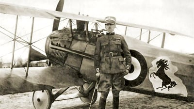 Francesco Baracca: un secolo fa atterrò il cavaliere dei cieli
