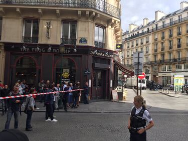 Intervento della polizia anti-terrorismo a Parigi 5