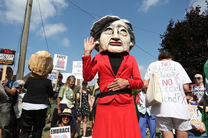 Proteste anti Trump nel Regno Unito 1