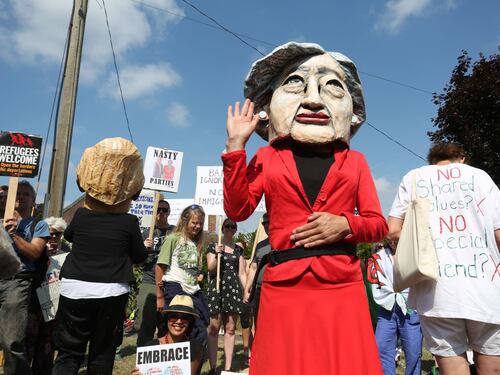 Proteste anti Trump nel Regno Unito