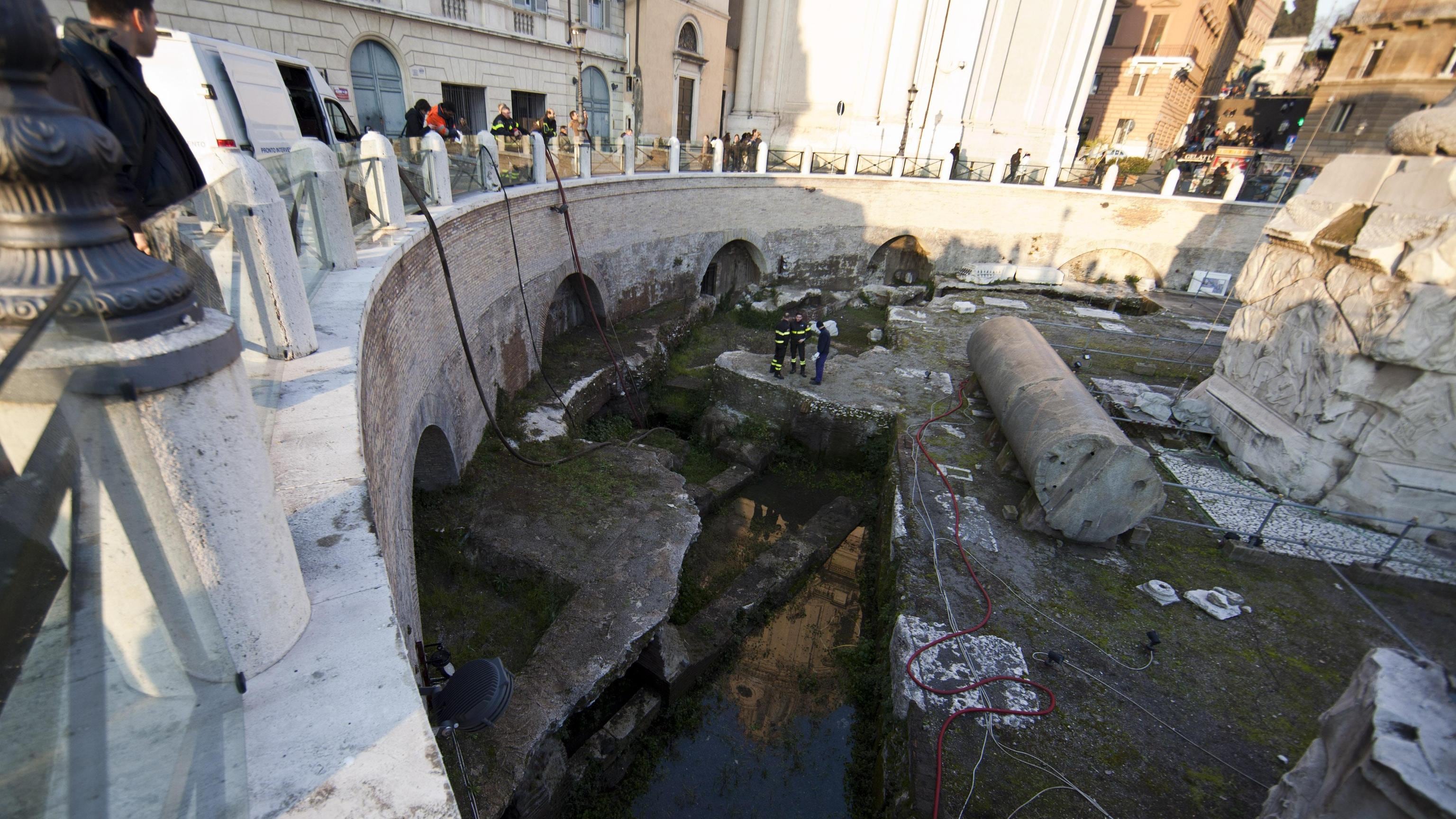 Allagati i Fori Imperiali: sos per i goielli di Roma