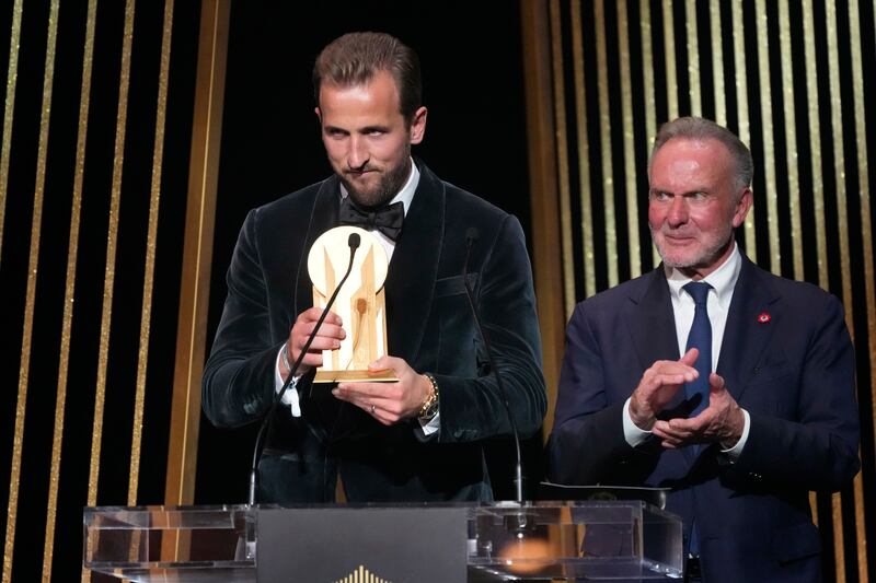 Pallone Oro 2024 Kane premiazione
