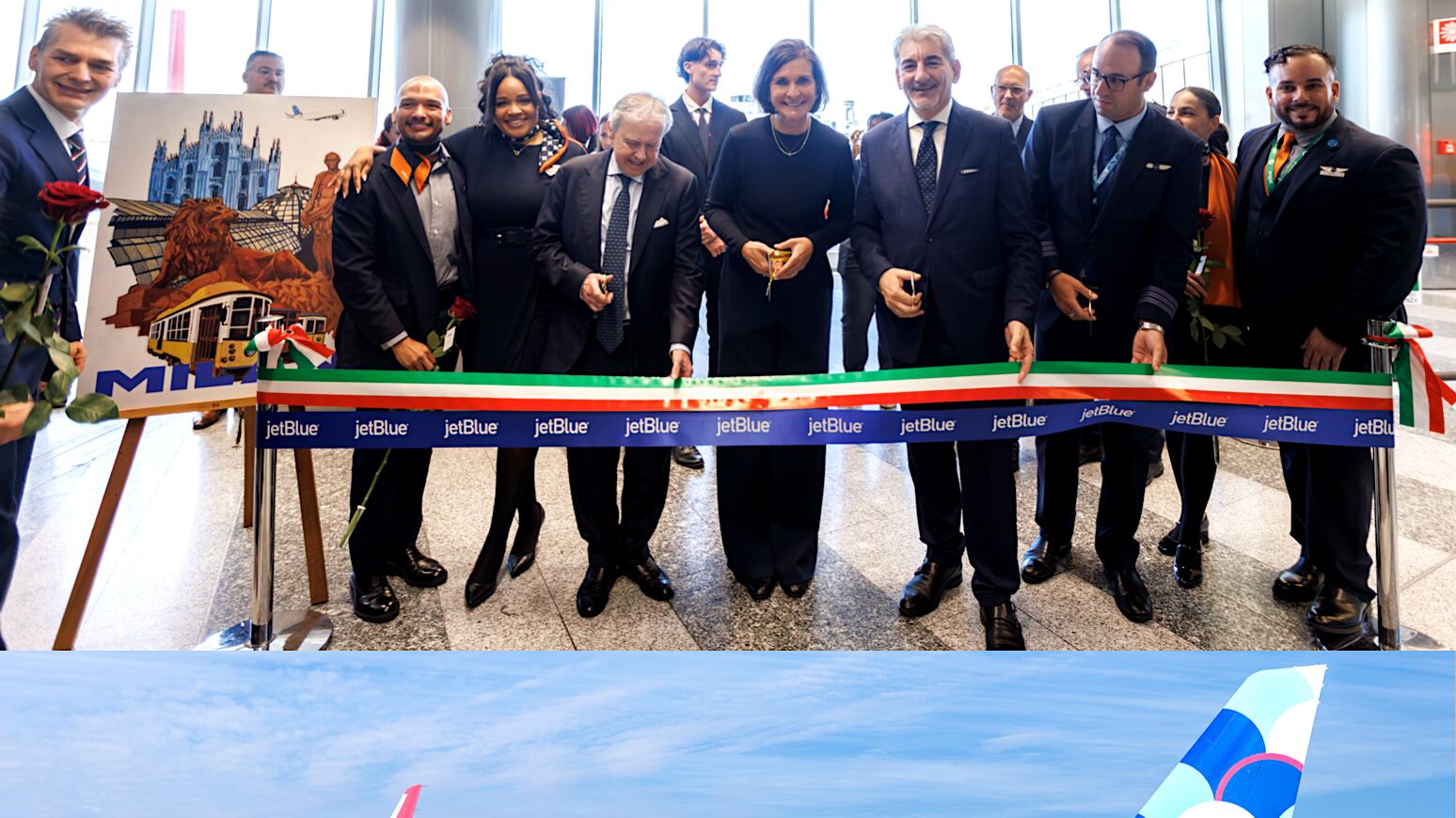 Malpensa, JetBlue decolla in Italia con il nuovo volo Boston-Milano