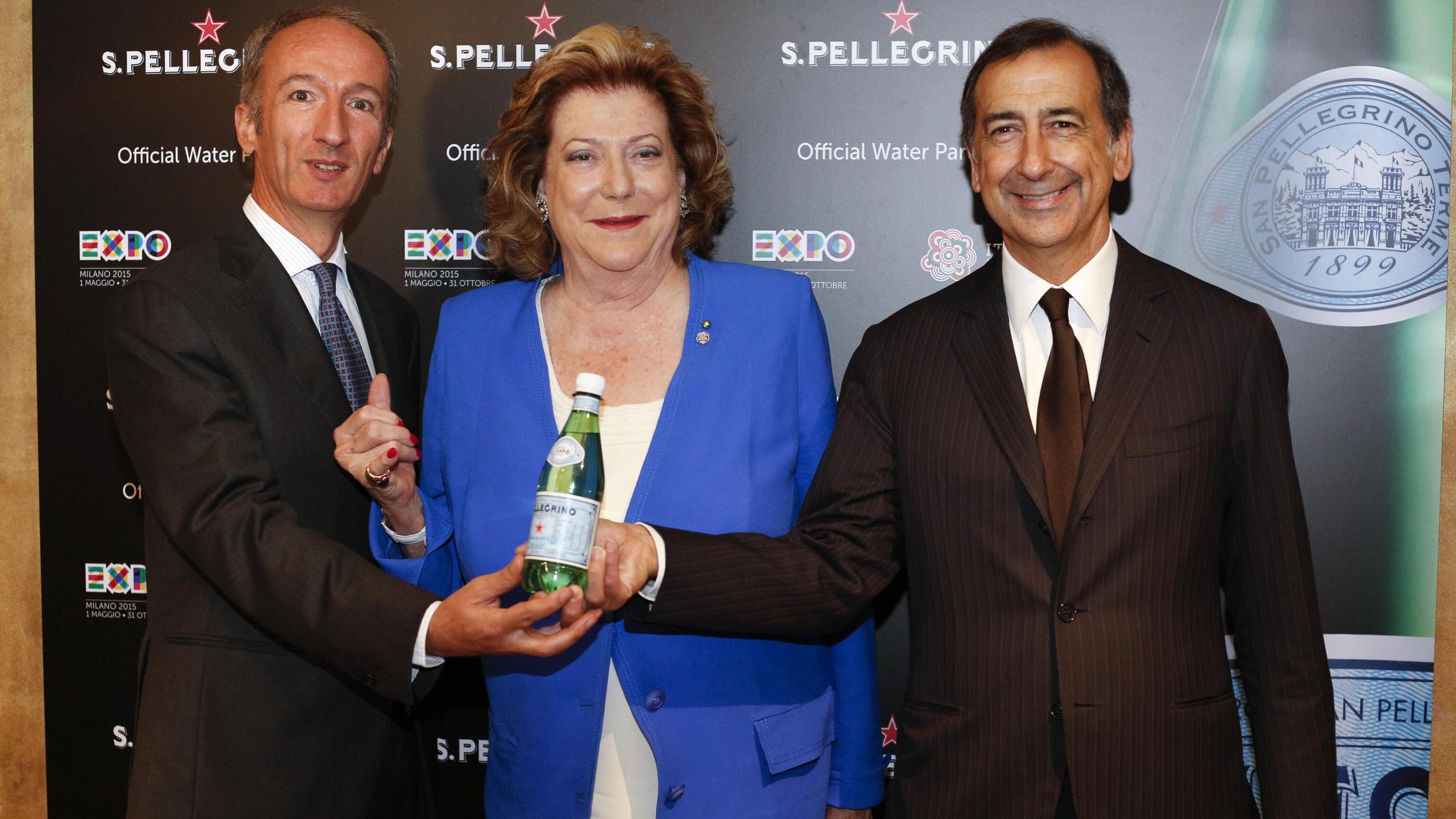 S.Pellegrino acqua ufficiale di Expo e Padiglione Italia