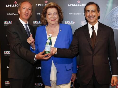 S.Pellegrino acqua ufficiale di Expo e Padiglione Italia