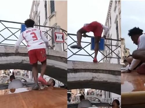 Acrobazie sul motoscafo a Venezia: daspo e multa per lo youtuber I Show Speed