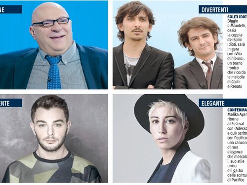 Sanremo, restaurazione pop. Platinette e Soliti Idioti le voci fuori dal coro