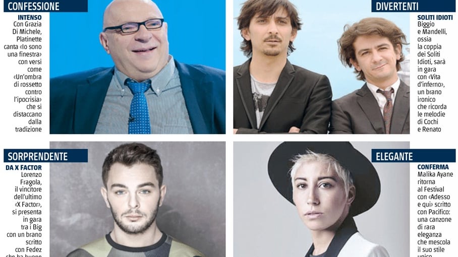 Sanremo, restaurazione pop. Platinette e Soliti Idioti le voci fuori dal coro