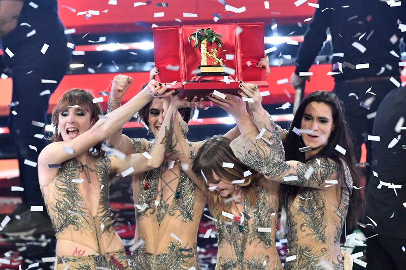 I Maneskin vincono il festival di Sanremo 11
