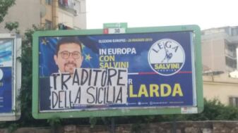 "Traditore della Sicilia". Intimidazioni contro la Lega