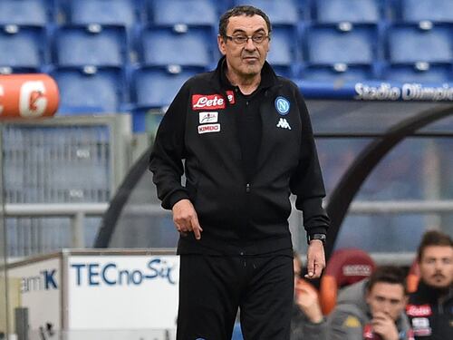 Sarri: "Tutti si lamentano contro la Juventus? Mi sa che siamo tutti pazzi"
