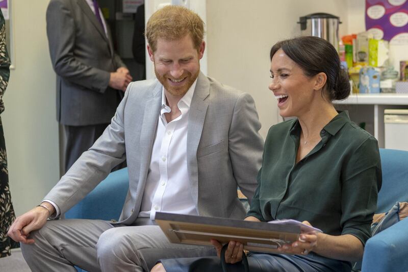 Meghan Markle felice con il Principe Harry 4