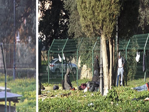 Migranti accampati sui ruderi: il parco ai piedi del Colosseo è diventato una favela