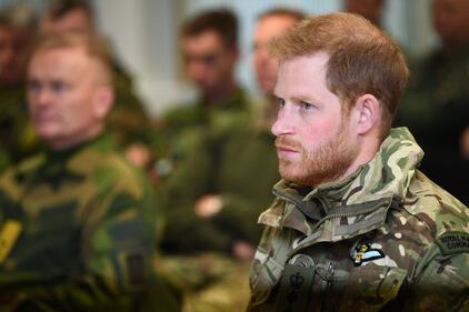 Il Principe Harry per i 50 anni del Commando Helicopter Force 4