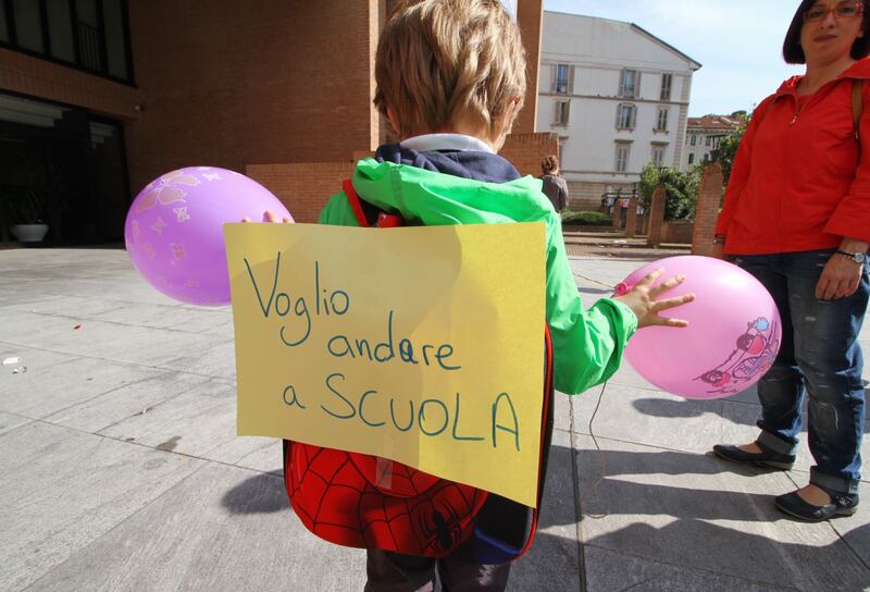 Vaccini, la manifestazione delle mamme no-vax 4