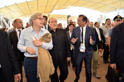 Expo, Berlusconi visita la mostra "I Tesori d'Italia" 8