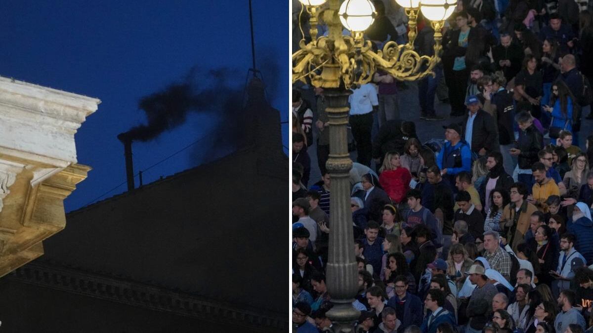 Conclave, la prima fumata è nera