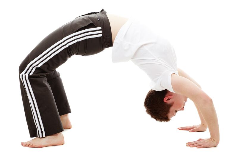 Yoga posizione del ponte
