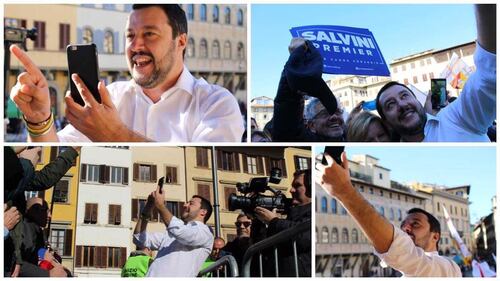 Salvini in piazza per il No: il raduno del Carroccio 6