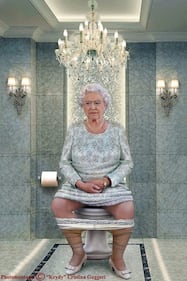 L'artista italiana che ritrae i leader mondiali alla toilet 7