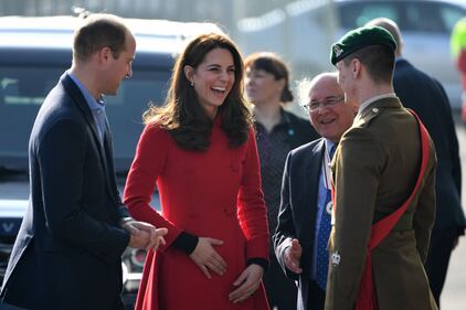 William e Kate in visita all'Irish Football Association a Belfast 4