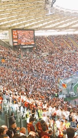 Stadio Olimpico gremito per l'ultima partita di Francesco Totti 4