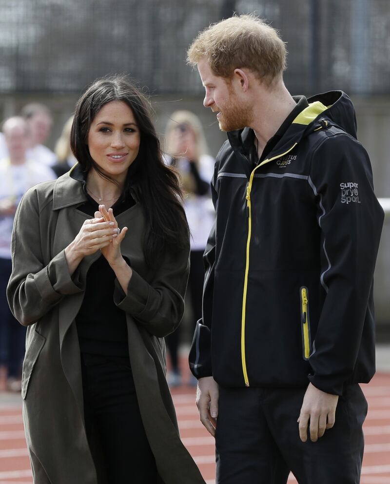 Meghan Markle con il Principe Harry agli Invictus Games 10