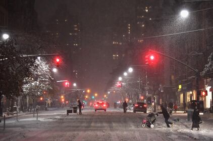 È arrivata la prima neve a New York 8