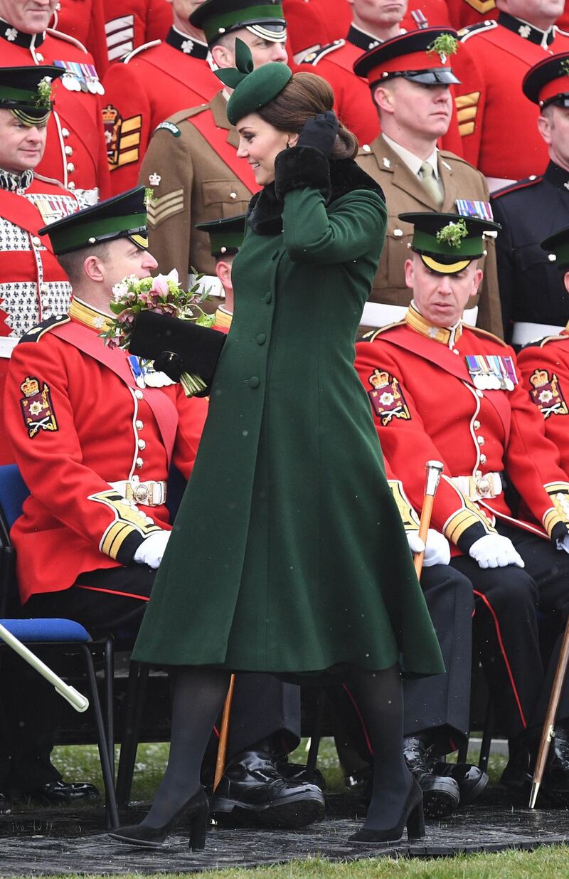 Kate Middleton in verde per San Patrizio 10