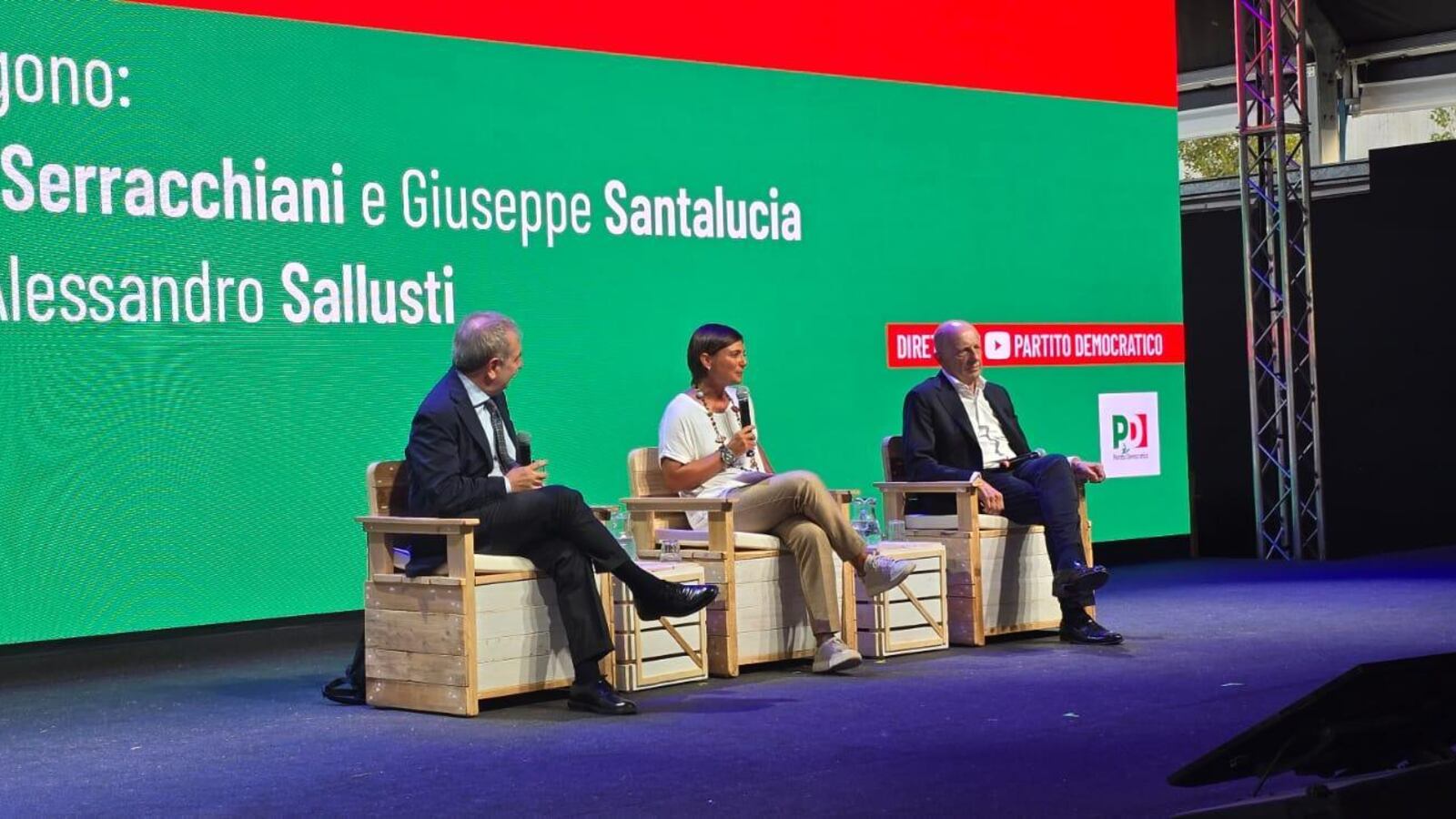 Il balbettio del leader dell'Anm alla Festa del Pd