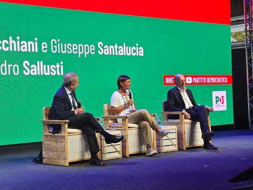 Il balbettio del leader dell'Anm alla Festa del Pd