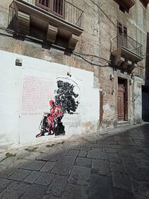 Un murales contro Montanelli 2
