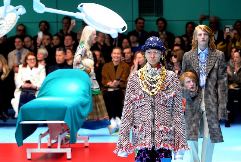 Gucci, la sfilata è nella sala operatoria 17