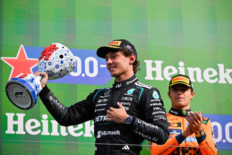 Norris concede il bis e spaventa. Bene Kimi, Ferrari che scintille