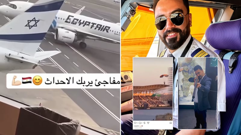 Il post choc del pilota egiziano a Malpensa: le minacce di Sadat nel giorno del 7 ottobre