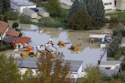 Orte, esonda il Tevere 4