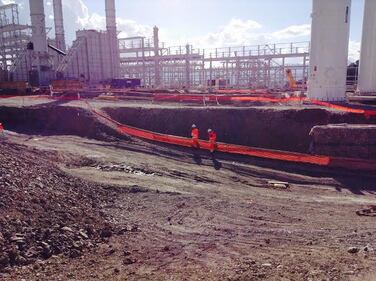 Corleto Perticara. Il cantiere